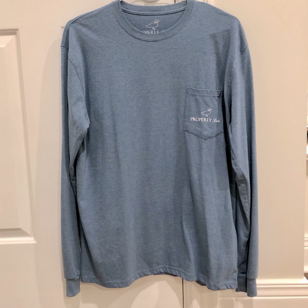 EUC Properly Tiede Blue Long Sleeve (Adult Medium)